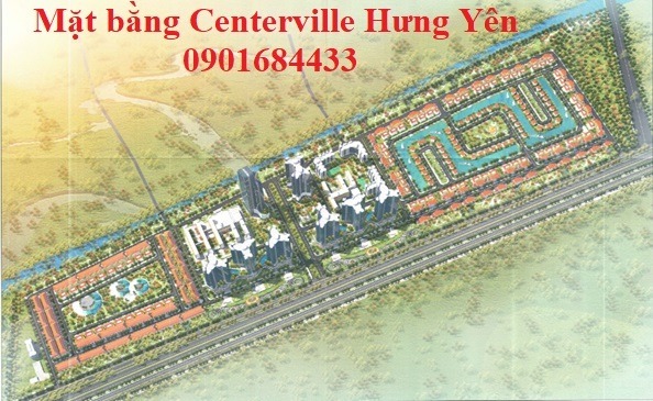 Mặt bằng Centerville Hưng Yên
