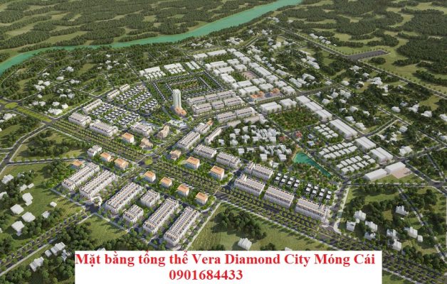 Mặt bằng tổng thể Vera Diamond City Móng Cái - Vinaconex Móng Cái