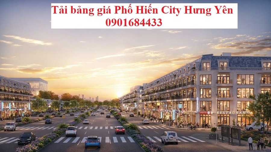 Tải bảng giá Phố Hiến City Hưng Yên