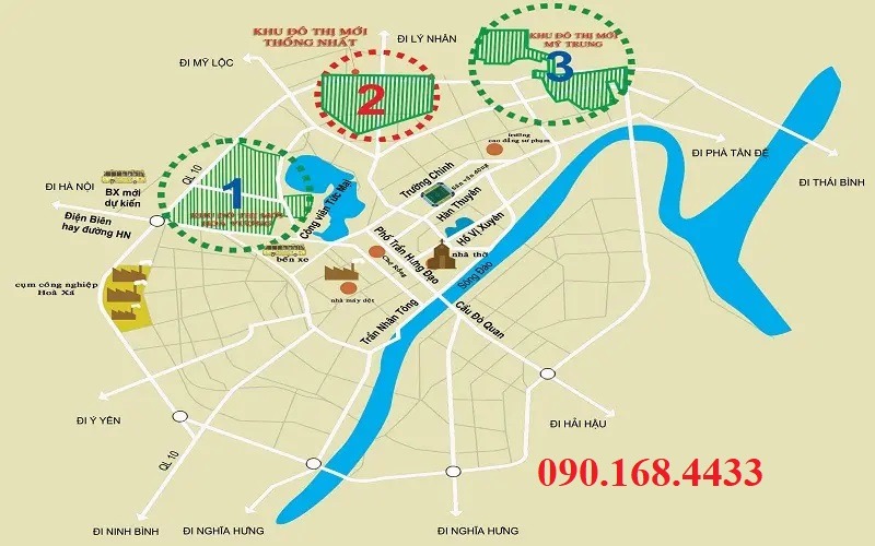Vị trí khu đô thị Mỹ Trung