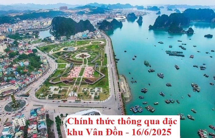 Chính thức thông qua đặc khu Vân Đồn