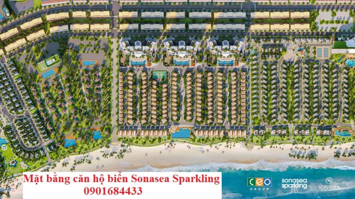 Mặt bằng căn hộ nghỉ dưỡng Sonasea Sparkling Vân Đồn