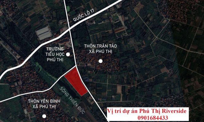 Vị trí dự án Phú Thị Riverside Gia Lâm