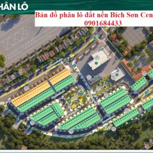 Bản đồ phân lô đất nền Bích Sơn Central Point