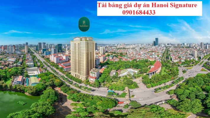 Vị trí dự án Hanoi Signature