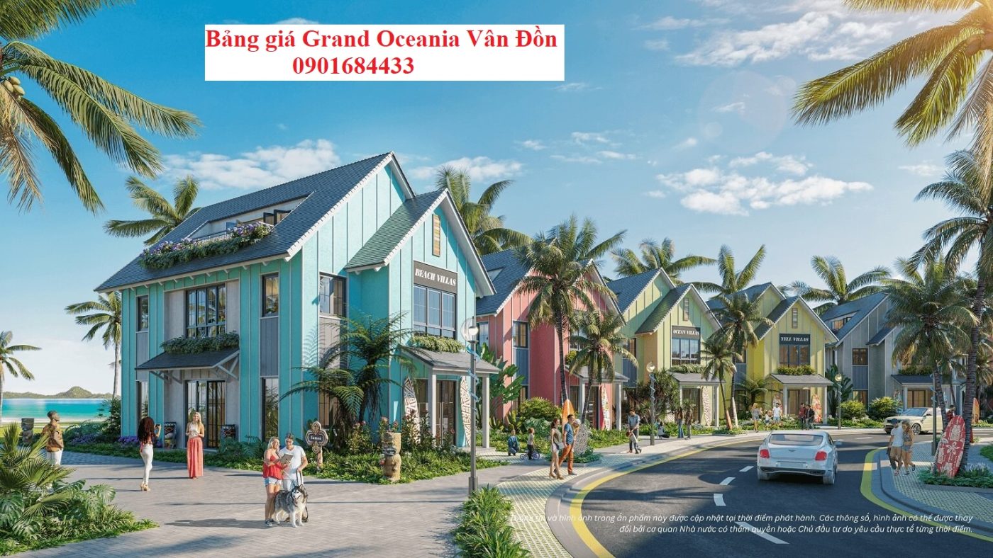 Bảng giá Grand Oceania Vân Đồn