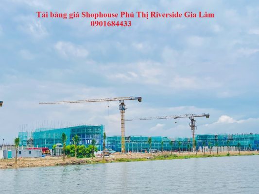 Tải bảng giá Shophouse Phú Thị RIverside Gia Lâm