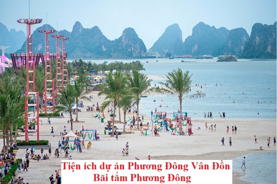 Tiện ích dự án Phương Đông Vân Đồn - Bãi tắm Phương Đông