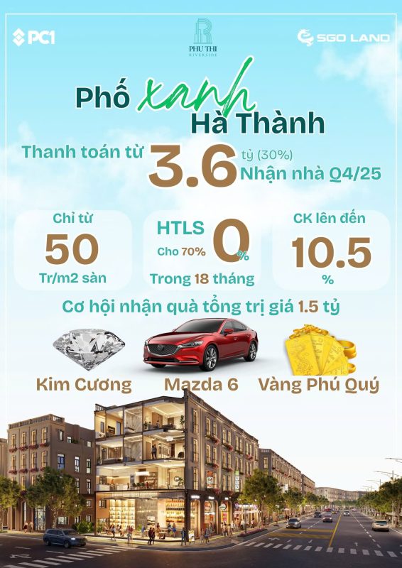 Chính sách Phú THị Riverside Gia Lâm tháng 9/2025