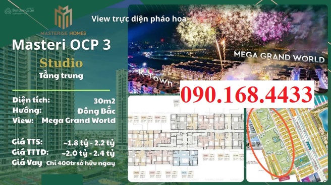 Masteri OCP3 giá bao nhiêu? - 0901684433