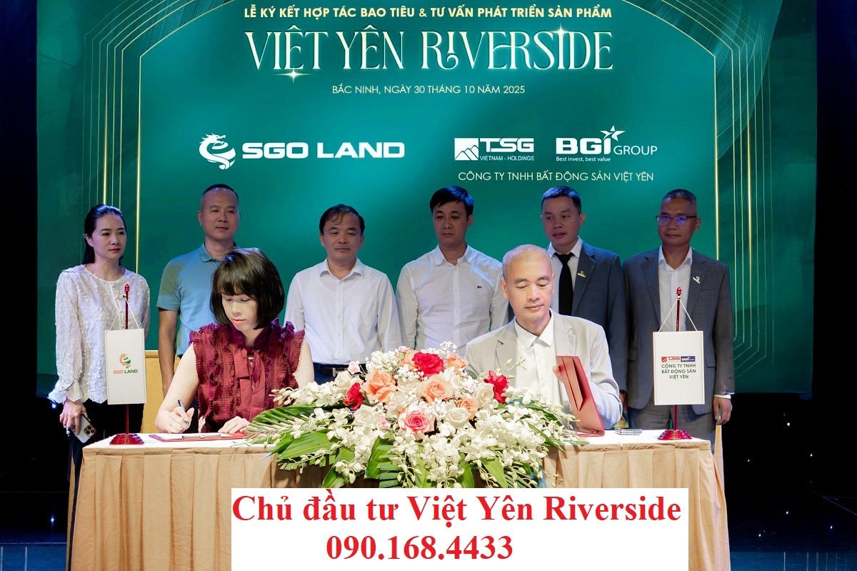 Chủ đầu tư Việt Yên Riverside là ai?