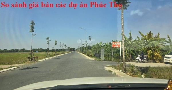 So sánh giá bán các dự án Phúc THọ