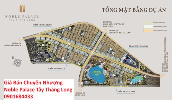Giá Bán Chuyển Nhượng Noble Palace Tây Thăng Long - 0901684433