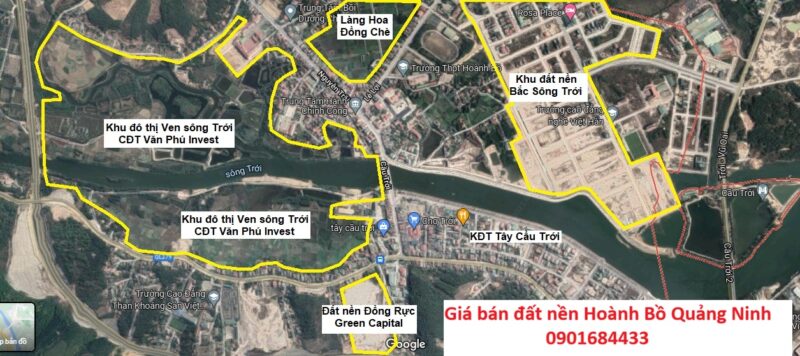 Giá bán đất nền Hoành Bồ Quảng Ninh - 0901684433