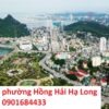 Giá bán thổ cư phường Hồng Hải Hạ Long - 0901684433