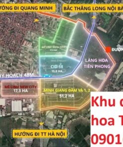 Khu đô thị làng hoa Tiền Phong Mê Linh - 0901684433