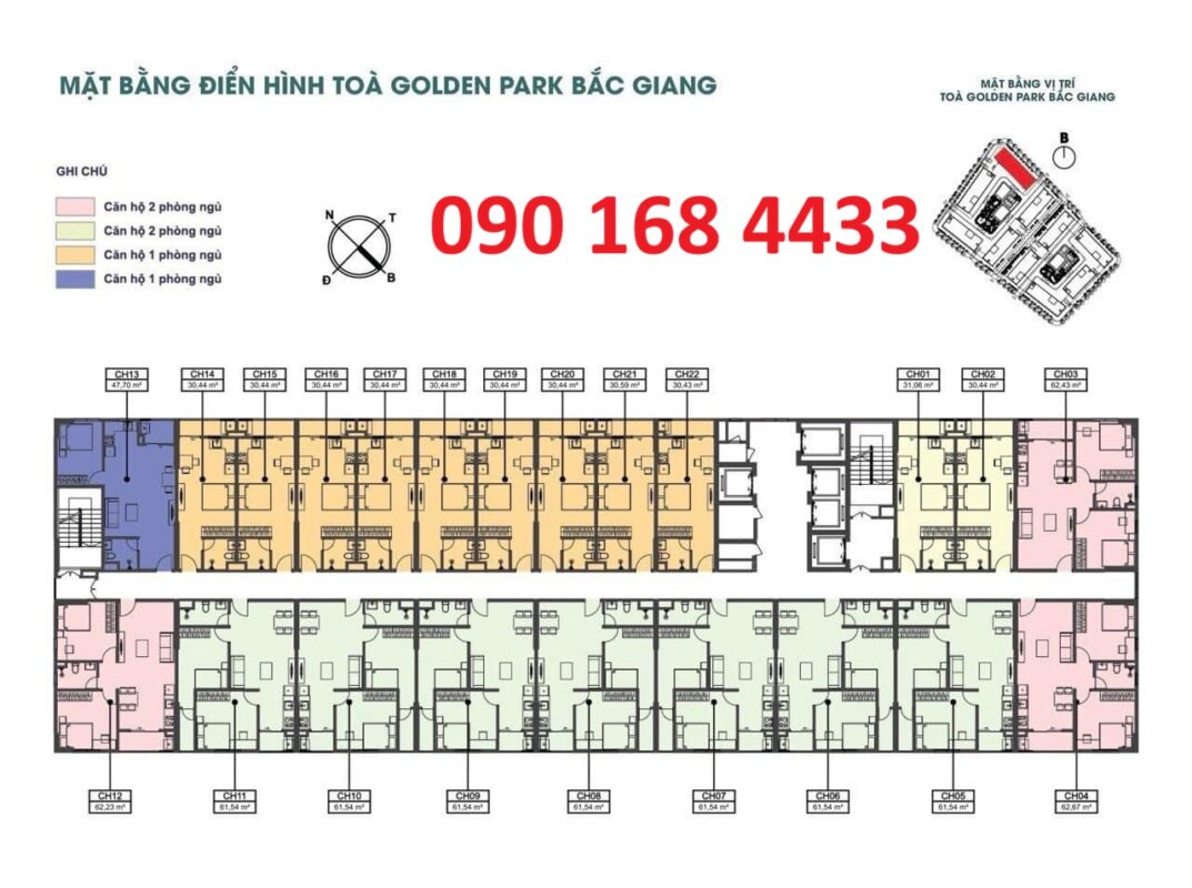 Chung cư Golden Park Bắc Giang - Tải bảng giá: 0901684433