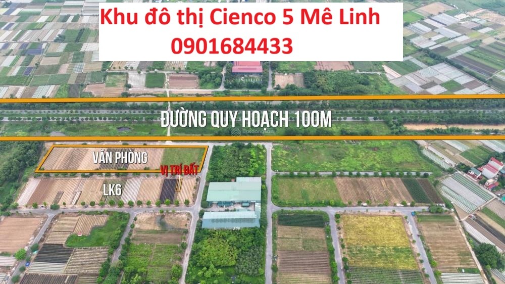 Khu đô thị Cienco 5 Mê Linh - Tải bảng giá: 0901684433