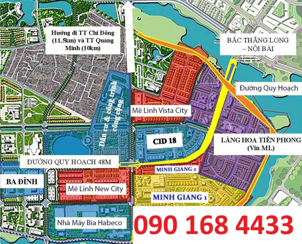 Dự án Mê Linh Vista City - Tải bảng giá: 0901684433