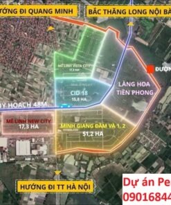 Dự án Pearl Rivera Mê Linh - Tải bảng giá: 0901684433