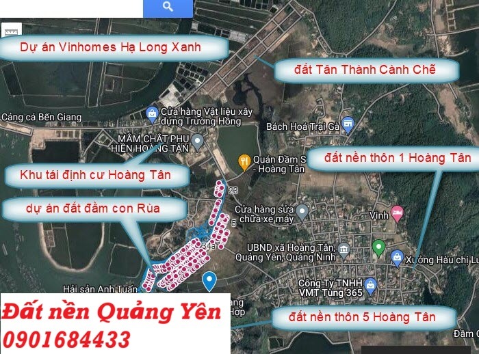 Đầu tư đất nền Quảng Yên giá tốt - 0901684433