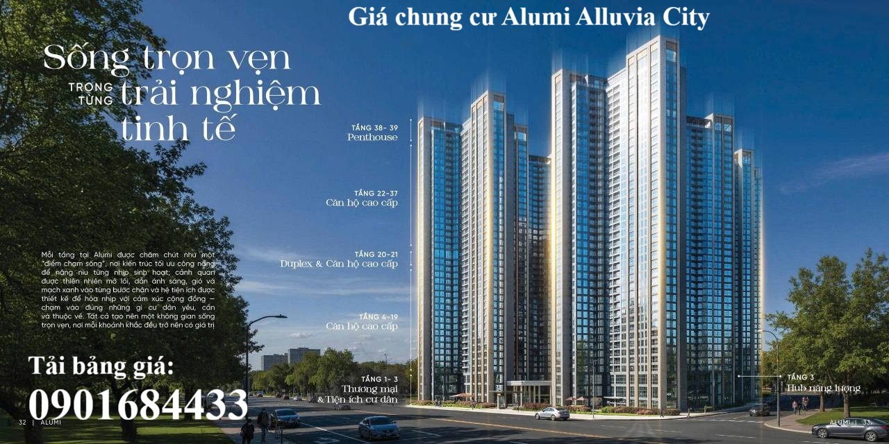 Giá chung cư Alumi Alluvia City mới nhất - Tải bảng giá: 0901684433