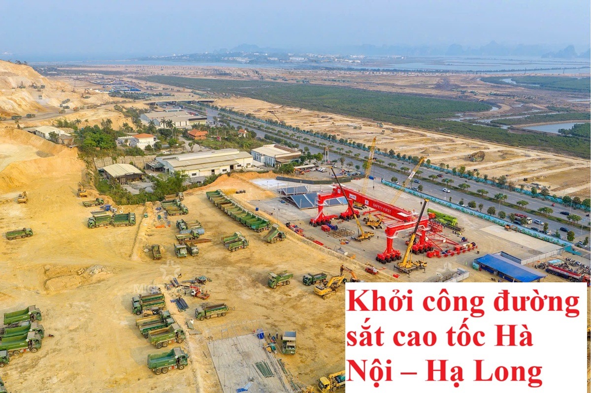 Khởi công đường sắt cao tốc Hà Nội – Hạ Long