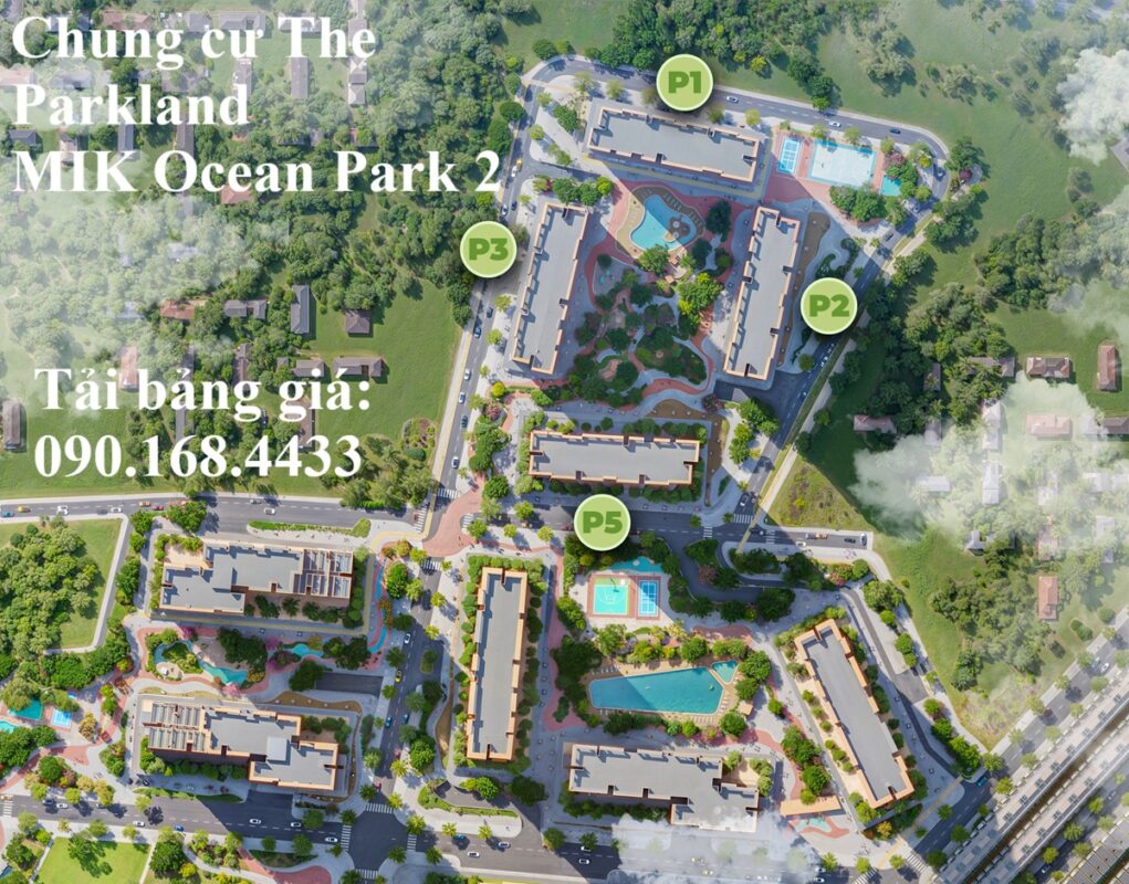 Chung cư The Parkland MIK Ocean Park 2 - Giá bán: 0901684433