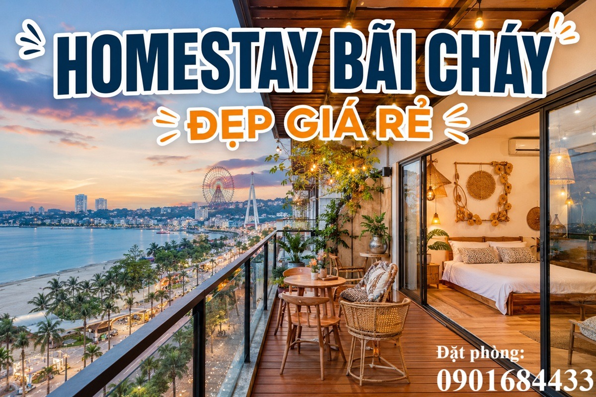 Homestay Bãi Cháy đẹp giá rẻ - Đặt phòng: 0901684433