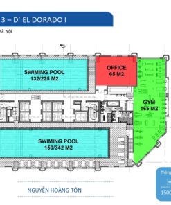 Bán Mặt Bằng Phòng Gym D' El Dorado Tây Hồ - 0386279939