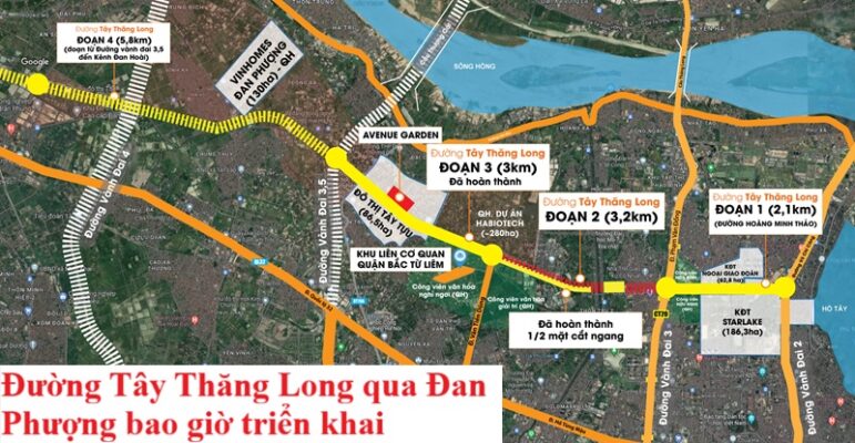 Đường Tây Thăng Long qua Đan Phượng bao giờ triển khai