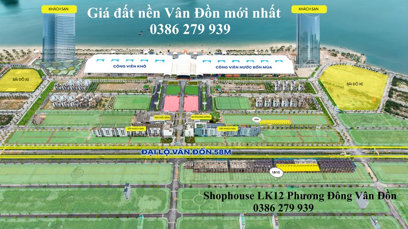 Giá đất nền Vân Đồn mới nhất - Giá bán: 0386 279 939
