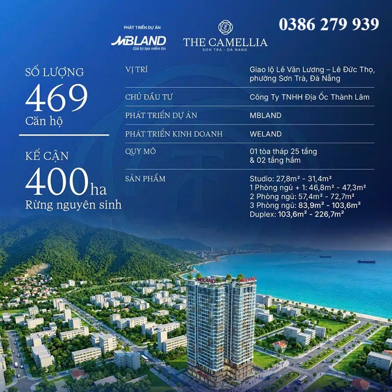 Giá The Camellia Sơn Trà - Hotline: 0386 279 939